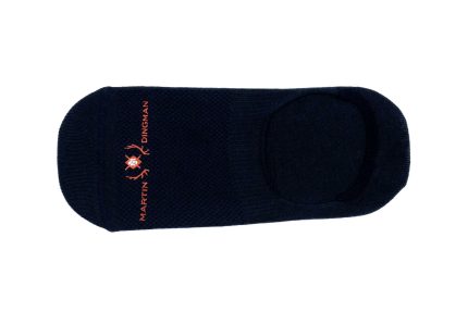 Signature Loafer Pima Cotton Socks - Navy
